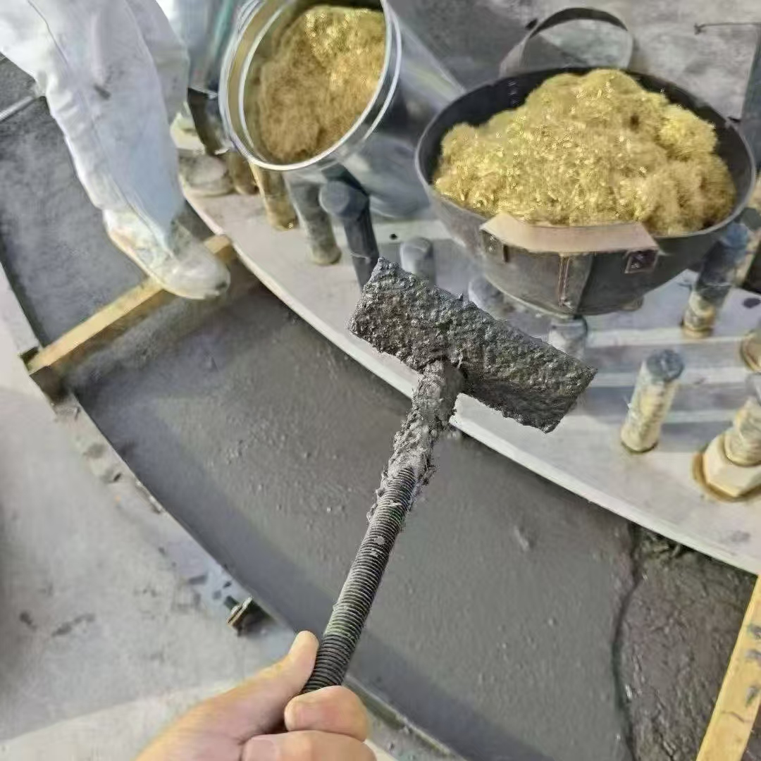 鲅鱼圈C120钢纤维高强无收灌浆料 轧机压缩机汽轮机发电机锻压设备底座灌浆材料